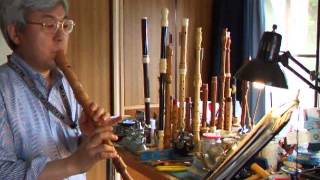 Peter Bressan Alto Recorder Sound Clip from japan [upl. by Rolando]