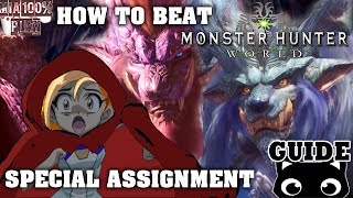 How to DEFEAT Lunastra and Teostra SOLO  Special Assignment Guide  Monster Hunter World [upl. by Heathcote995]