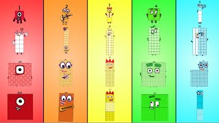 My Numberblocks Band 1 times  10 times  100 times  1000 times bigger [upl. by Heindrick]