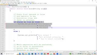 Short Circuit Evaluation In JavaEnglish [upl. by Lavena]