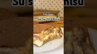 Postre fresco y rico 😋postres recetas receta tiramisu [upl. by Aihpled555]