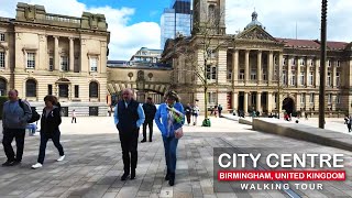 Birmingham City Centre Walking Tour🇬🇧 [upl. by Sholley597]