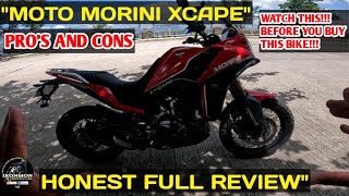 2023 MOTO MORINI XCAPE FULL REVIEW  ADVENTURE BIKE  TRAILBIKE  IRONMON MOTOVLOG [upl. by Kissie544]