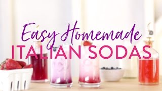 Easy Homemade Italian Sodas [upl. by Aloin124]