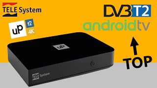 IL MIGLIOR Decoder DVBT2  Android TV  TeleSystem UP T2 4K 🔝 📺 🤖 [upl. by Liag]