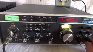 Classic Drake TR7 HF SSB ham transceiver in near mint condition [upl. by Blus]