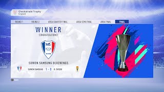 FIFA19  CHECKATRADE TROPHY  SUWON BLUEWING WINNER [upl. by Rather]