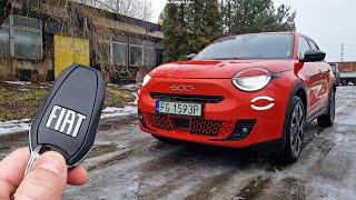 Fiat 600 2024 TEST Uroczy powrót legendy będzie wersja spalinowa 4k [upl. by Llenyr]