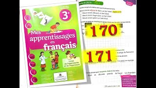 Mes apprentissages en français 3 page 170 et 171 فرنسية الثالث صفحة 171 و 170 قراءة النص [upl. by Paco259]