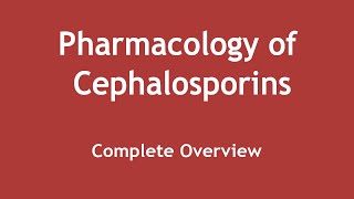 Pharmacology of Cephalosporins Complete Overview ENGLISH  Dr Shikha Parmar [upl. by Nace]