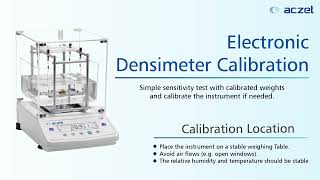 Aczet CYGT Series How to Calibrate Your Electronic Densimeter with Precision and Accuracy [upl. by Schwarz767]