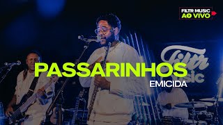 Emicida  Passarinhos Filtr Ao Vivo [upl. by Domel]