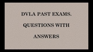 TEST YOUR KNOWLEDGE DVLA PAST EXAMS QUESTIONS WITH ANSWERS dvla ghana africa roadsigns [upl. by Dorrej666]