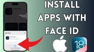 How to Install Apps With Face ID  Download Apps With Face ID  2024 [upl. by Nolyarg462]