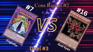 Fighting the Fiends  HOMEBREWED TOURNEY  Godeyes vs Frightfur [upl. by Brigitta]