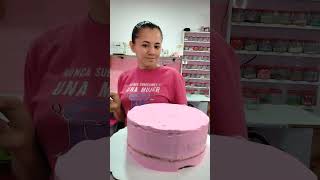 Como hacer rosetones en un pastel 🍰 [upl. by Viehmann]