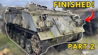 How to Fully Restore a Military Armoured Personnel Carrier FINAL part 2 0f 2 [upl. by Rabaj]