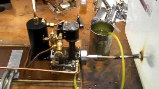 Live steam model launch steam engine Stuart V10 propeller testing [upl. by Belldame]