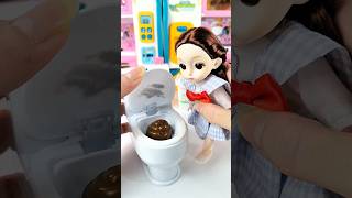 Satisfying with Unboxing amp Review Miniature Toilet Set  ASMR Video no music asmrroleplay [upl. by Enirtak]