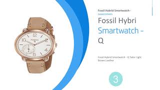 Fossil Hybrid Smartwatch Top 5 Fossil Hybrid Smartwatch  Q [upl. by Vitoria]