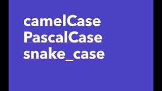 What is camelCase PascalCase amp snakecase shorts programming softwaredeveloper dev [upl. by Notgnihsaw97]