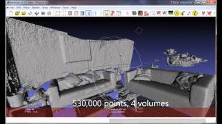 Comparison of ReconstructMe KinectFusion and Skanect [upl. by Eelyr]