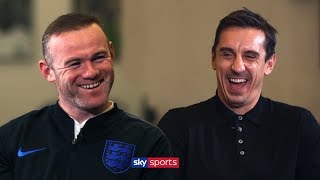 Who is the best England player Wayne Rooney ever played with  Exclusive Interview [upl. by Kemble681]