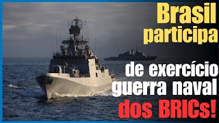 BRICS demonstram seu poder em exercício de guerra naval Marinha do Brasil também participou [upl. by Katinka390]