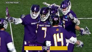 Notre Dame vs Albany  2024 NCAA Lacrosse Tournament  1st Round Highlights [upl. by Merell]