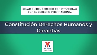 Derecho Constitucional Relación con el Derecho Internacional [upl. by Eitsirc17]