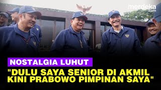 Kenangan Luhut ke Akmil Ikut Retreat Kabinet Dulu Saya Senior Kini Prabowo Pimpinan Saya [upl. by Avra]