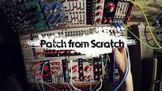 Patch from Scratch  Verbos Complex Oscillator amp Make Noise QMMG dual accents sequence no talking [upl. by Nalyk]