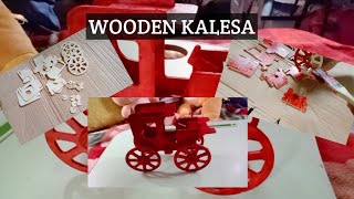 DIY Wooden Kalesa chariotHow to make wooden Kalesa craft wood prettymamajulievy [upl. by Znieh]