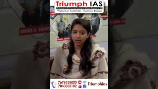 Gunjita Agrawal IAS Rank 26 Mentorship by Vikash Ranjan Sir TriumphIAS ias upsc ips sociology [upl. by Gino]