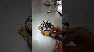 Blueberry pastry cutting finishing cake trendingonshorts trendingreels ytshortsindia shortsfeed [upl. by Arihday]