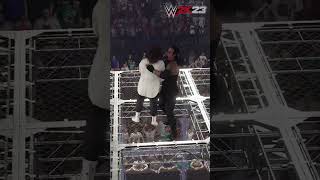 THE UNDERTAKER THROWS MANKIND OFF HELL IN A CELL  WWE 2K23 [upl. by Rubie]