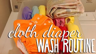 My Cloth Diaper Wash Routine [upl. by Wilt]