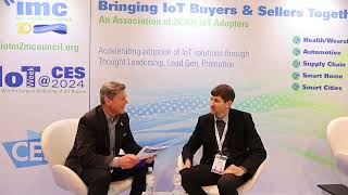 Interview with Florian Denzin of Telit Cinterion at CES 2024 [upl. by Glassman185]