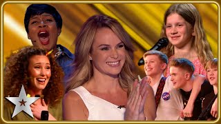 Amanda Holdens Golden Buzzer Moments  Auditions  Britains Got Talent [upl. by Skvorak277]