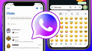 Nuevo WhatsApp Estilo IPhone en Android Sin Errores ✅ [upl. by Salahcin572]