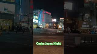 Colorful Omiya Japan Night japan japanjourney travel japantraveldiary japanlife night travel [upl. by Lallage740]