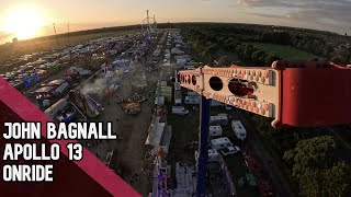 John Bagnall  APOLLO 13  Onride POV  Newcastle Hoppings 2024 [upl. by Gnim]