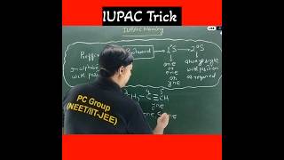 IUPAC Naming Trick shorts NEET IITJEE iupac [upl. by Gower]