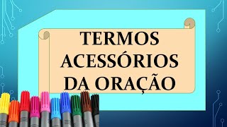 TERMOS ACESSÓRIOS DA ORAÇÃO [upl. by Aneev]