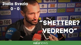 Chiellini “Smetto Ho 33 anni e ho dato tanto” [upl. by Ronica]