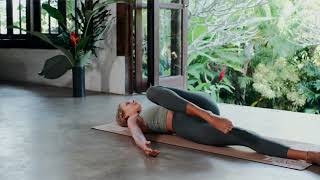 Abdominal Twist Pose Yoga Tutorial by Yoga Design Lab [upl. by Brittani]