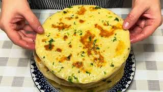 Withoutoven make a Soft and Fluffy BreadNaanvery delicious and easy to make نان تابه افغانی [upl. by Gawain200]