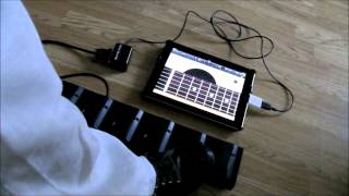 IPAD USB MIDI PEDAL [upl. by Alyhs]