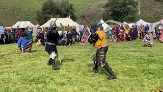 West kingdom SCA March Crown Finals 2024  Duke Fabian von Schwetzingen vs Duke Conor Weisszahn [upl. by Solrak]