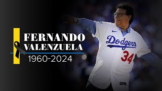 Muere Fernando Valenzuela histórico beisbolista mexicano [upl. by Trebleda757]